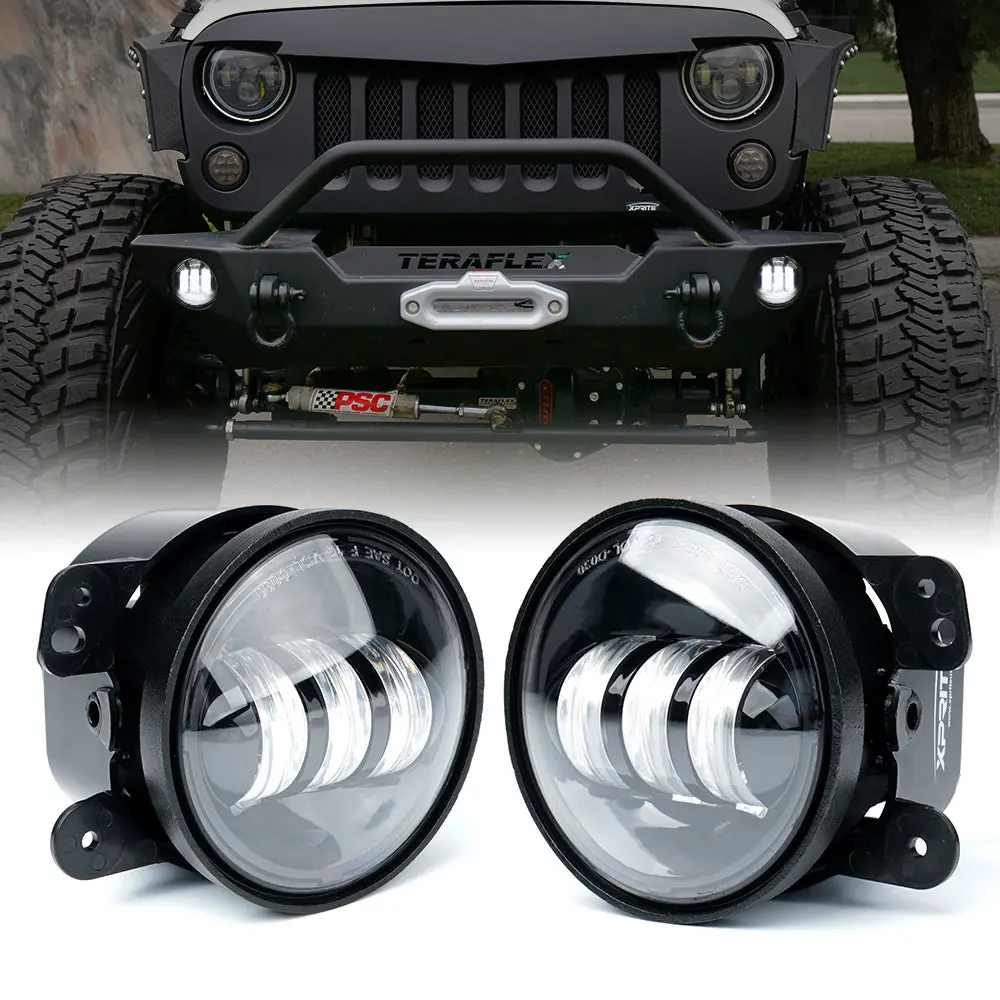 4" Led Fog Light For Jeep Wrangler & Gladiator | Explore Series 1