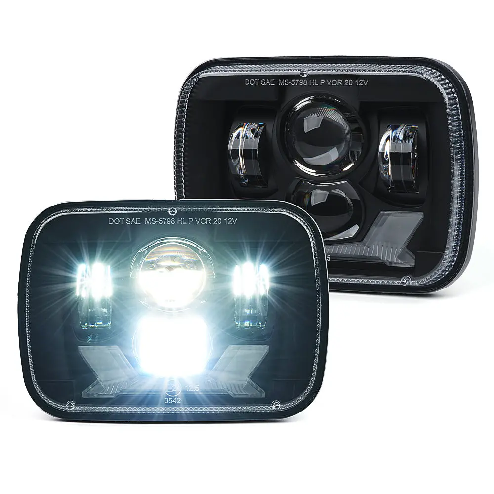 5X7 Led Headlight With High/Low Beam 1