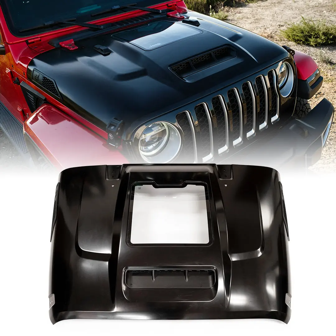 Jeep Wrangler Jl Hood With Visible Engine Interior | Zr1 1