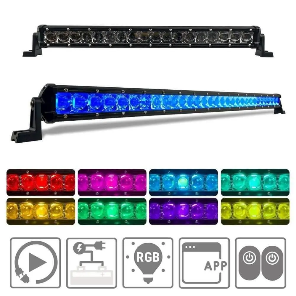20" Extreme Series Low Profile Combo Rgb Light Bar & Harness Kit 1