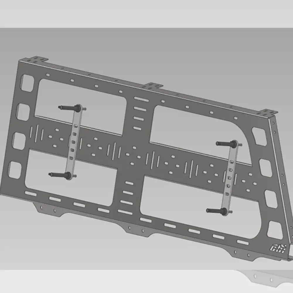 Bedrack Maxtrax Mount | For Cbi New Plates Style Bed Rack Fits 2005-2023 Toyota Tacoma 1