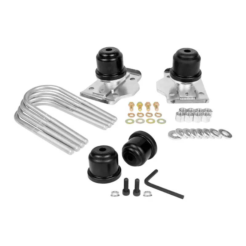 Wheeler's Front & Rear Superbump Bumpstop + Rear U-Bolt Flip Kit Set Fits 2005-2023 Toyota Tacoma 1