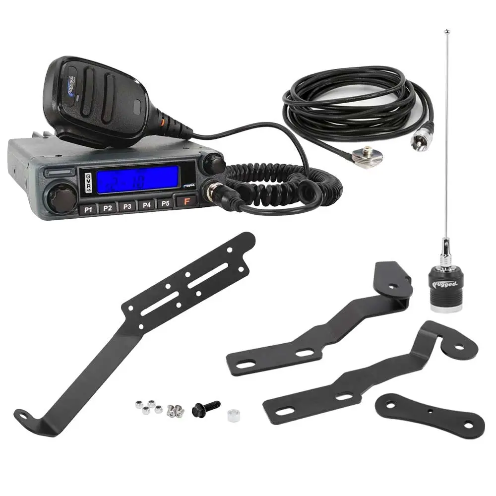 Two-Way Gmrs Mobile Radio Kit Fits 2005+ Toyota Tacoma 1
