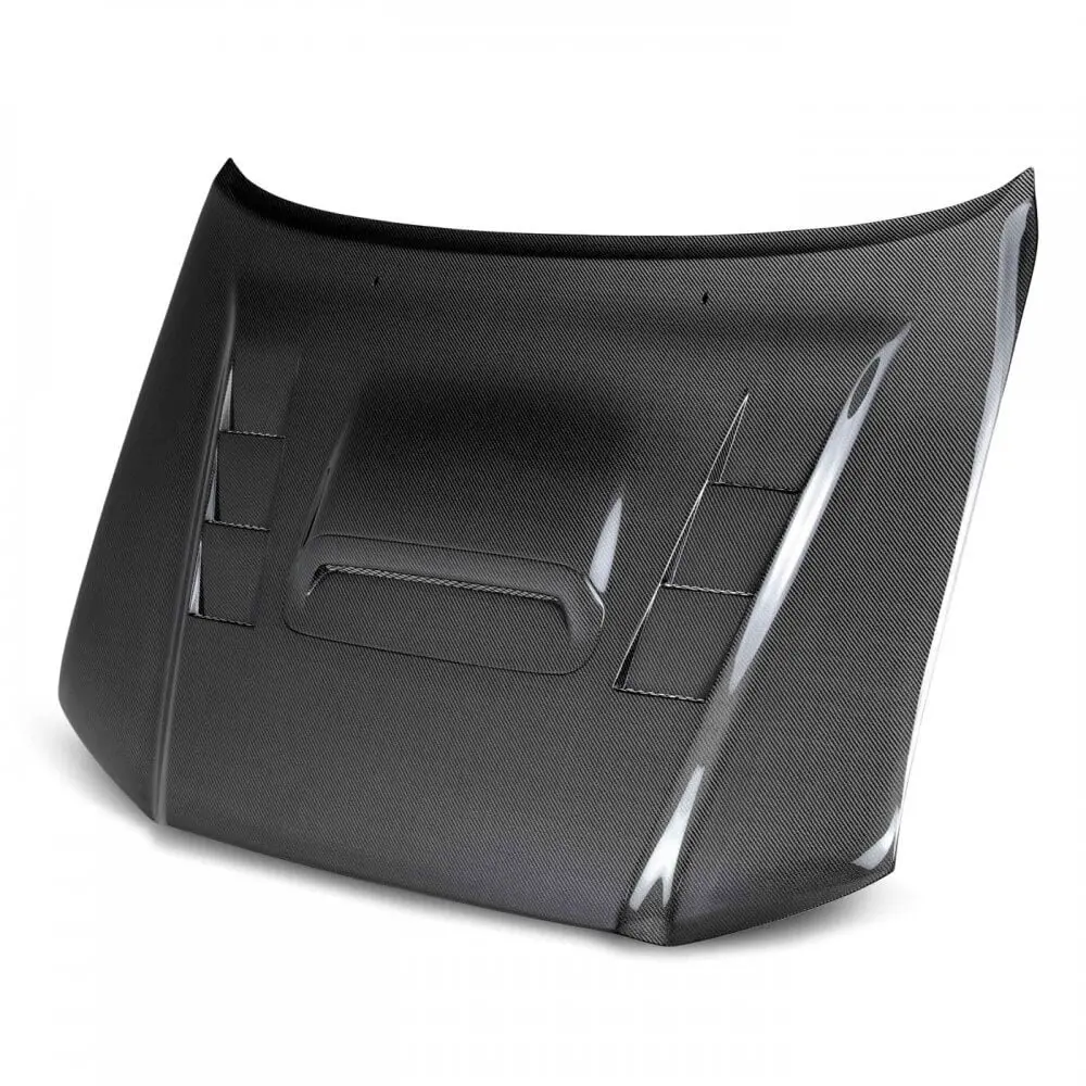 Ts-Style Carbon Fiber Hood Fits 2012-2015 Toyota Tacoma 1