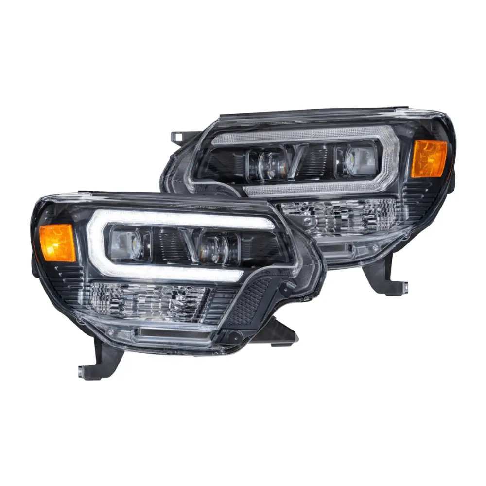 Xb Hybrid Led Headlights | White Or Amber Drl Fits 2012-2015 Toyota Tacoma 1