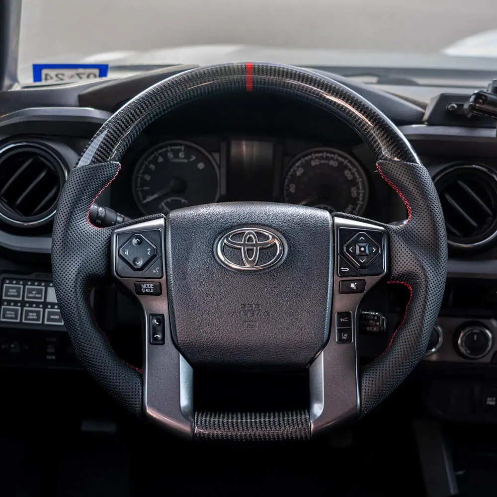 Ultimate Carbon Fiber Steering Wheel Fits 2012-2023 Toyota Tacoma 1