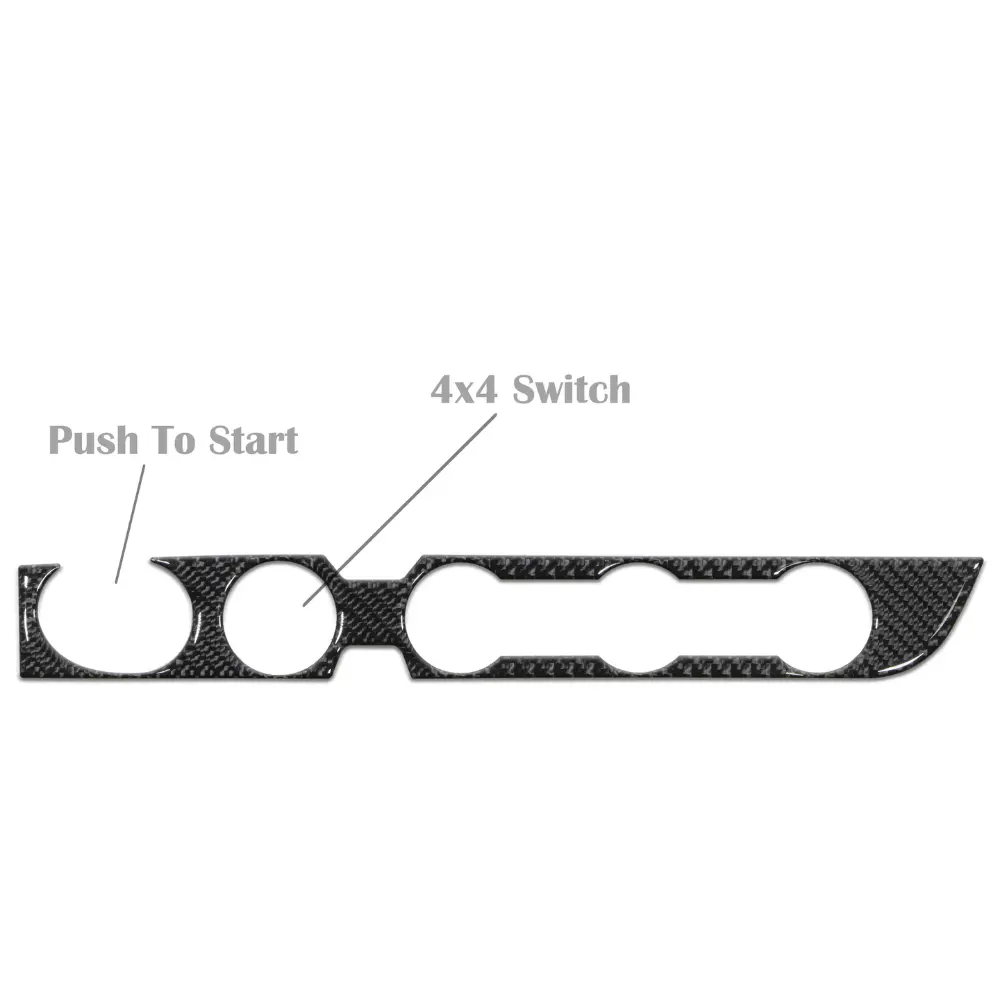 Climate Control Accent Trim Fits 2016-2023 Toyota Tacoma 1