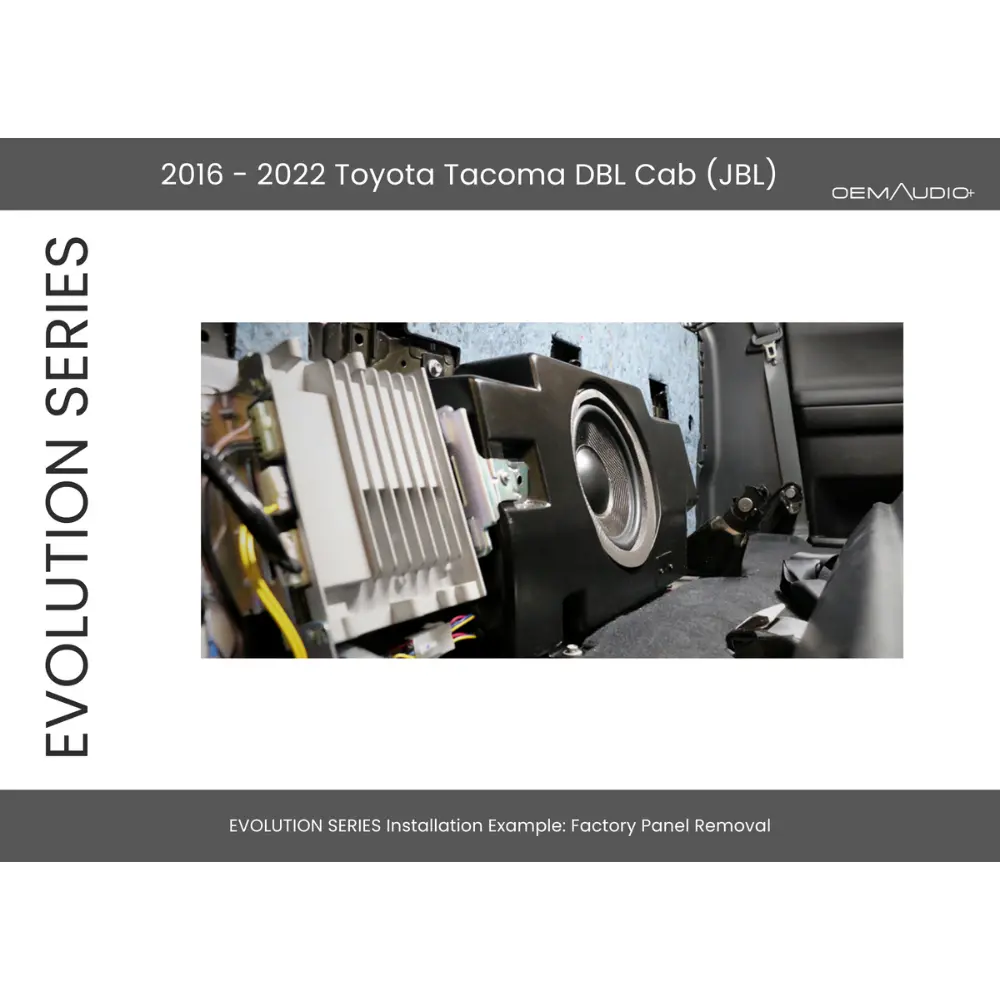 Evolution Series | Dbl Cab With Jbl Sound System Fits 2016-2023 Toyota Tacoma 1