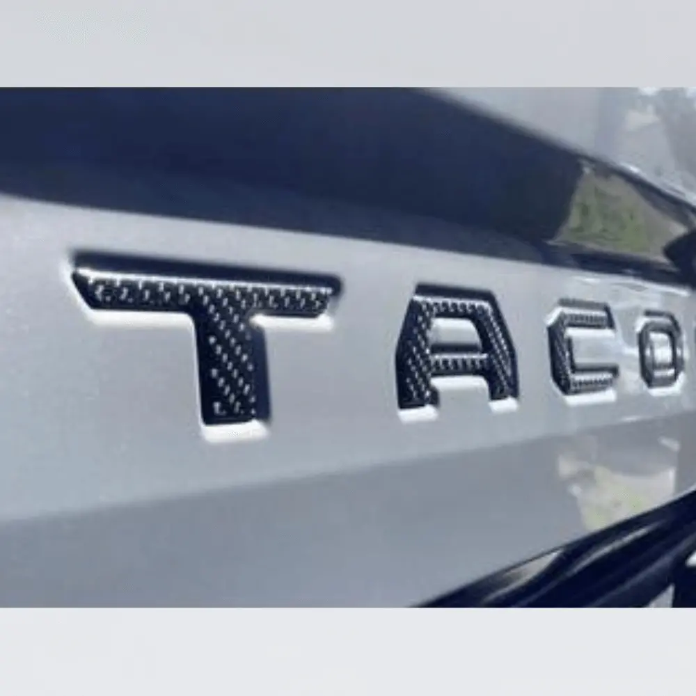 Tailgate Letter Insert Fits 2016-2023 Toyota Tacoma 1