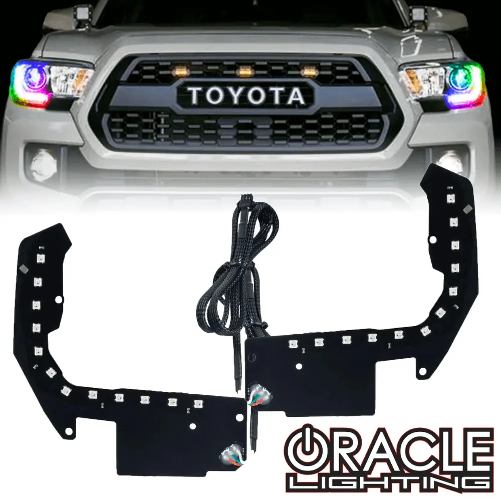 Dynamic Colorshift Rgb+A Headlight Drl Kit Fits 2016-2023 Toyota Tacoma 1