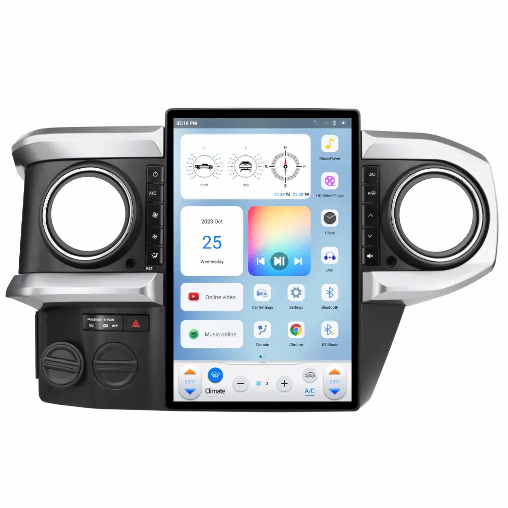 Generation 6 T-Style Radio Fits 2016-2023 Toyota Tacoma 1