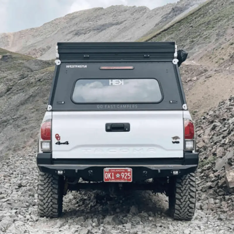 Hi-Lite High Clearance Rear Bumper Fits 2016-2023 Toyota Tacoma 2