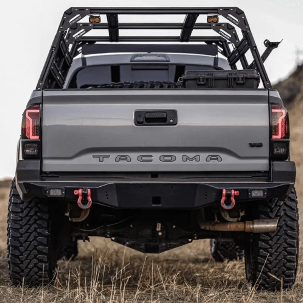 Hi-Lite High Clearance Rear Bumper Fits 2016-2023 Toyota Tacoma 1