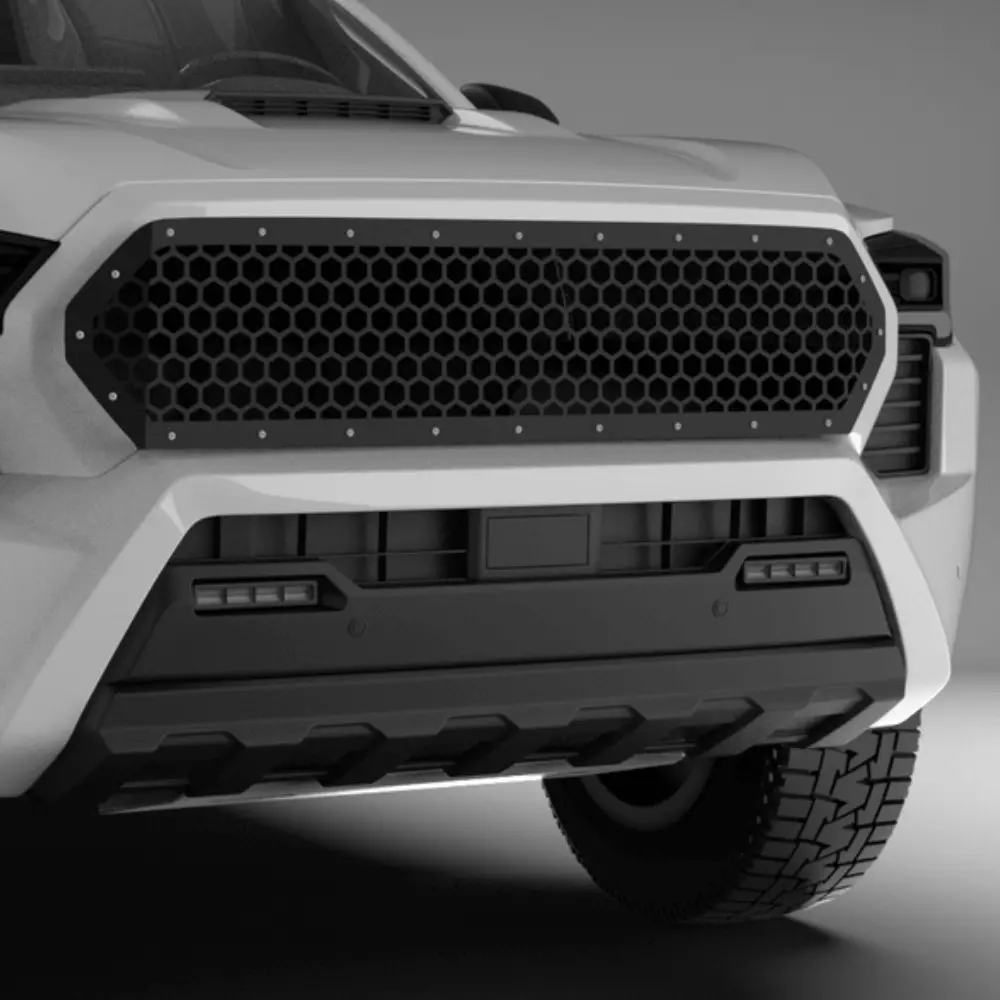 Mesh Grille Laser Cut Mesh Style Fits 2024+ Toyota Tacoma 1
