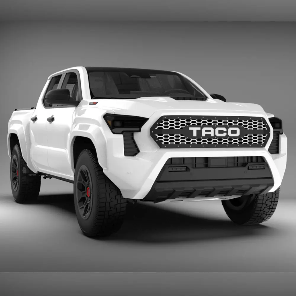 Double Layered Grille W/ Custom Text Fits 2024+ Toyota Tacoma 1