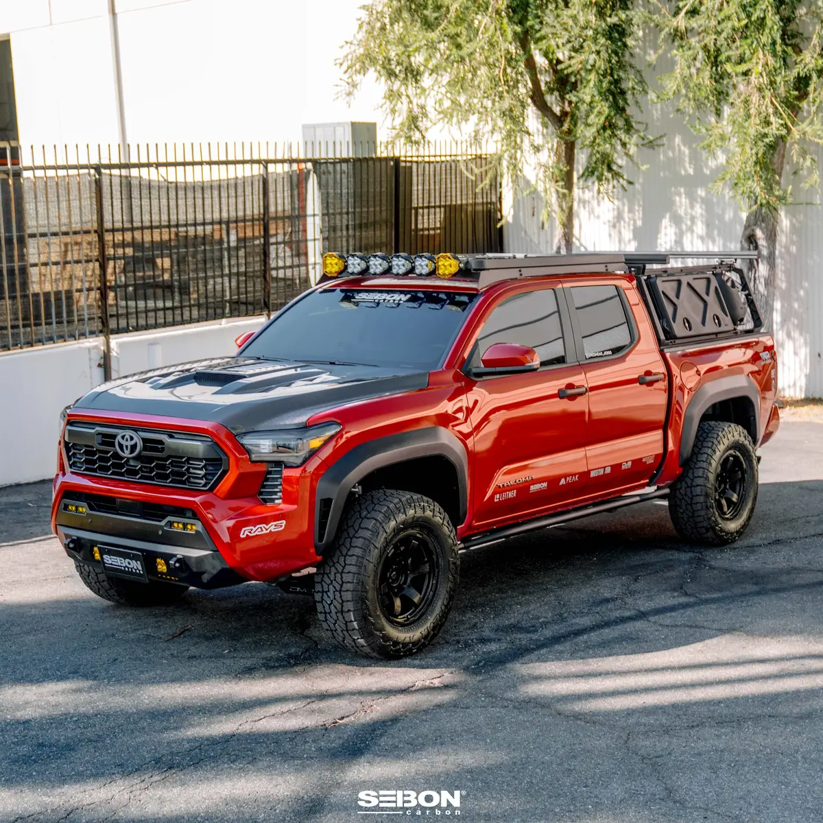 Ts-Style Carbon Fiber Hood Fits 2024+ Toyota Tacoma 1