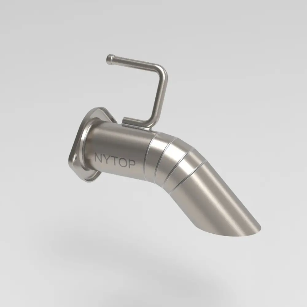 Titanium Axle Dump Exhaust Tip Fits 2024+ Toyota Tacoma 1
