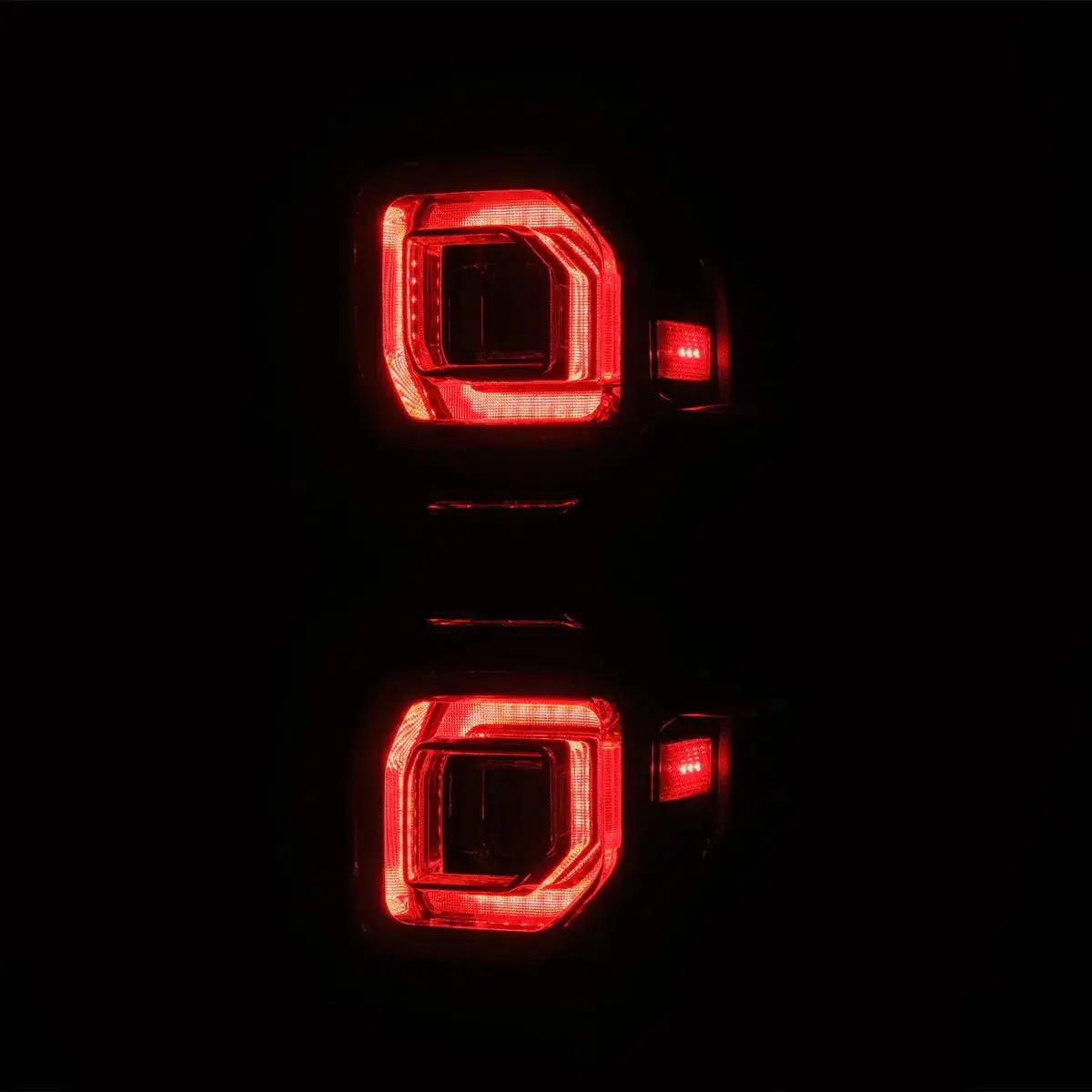 Alpharex Nova-Series Prismatic Led Tail Lights Black For Signature Led 2021+ Ford Bronco 2