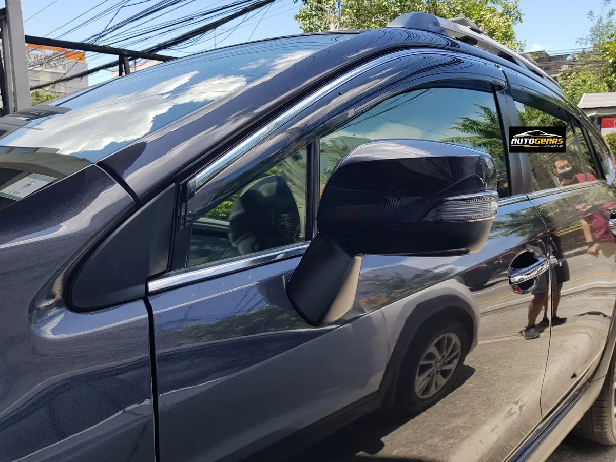 Subaru Xv (2012 - 2017) Rain Visor With Chrome Trim 1