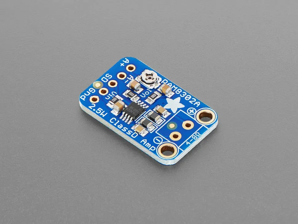 Adafruit Mono 2.5W Class D Audio Amplifier - Pam8302 1