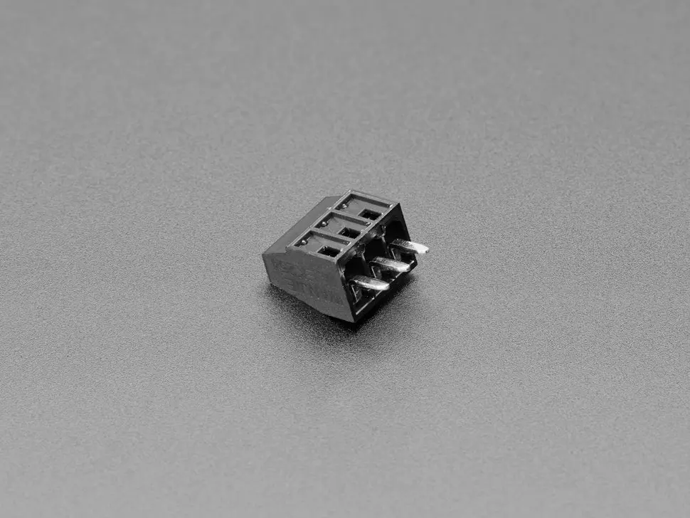 2.54Mm/0.1" Pitch Terminal Block - 3-Pin 1