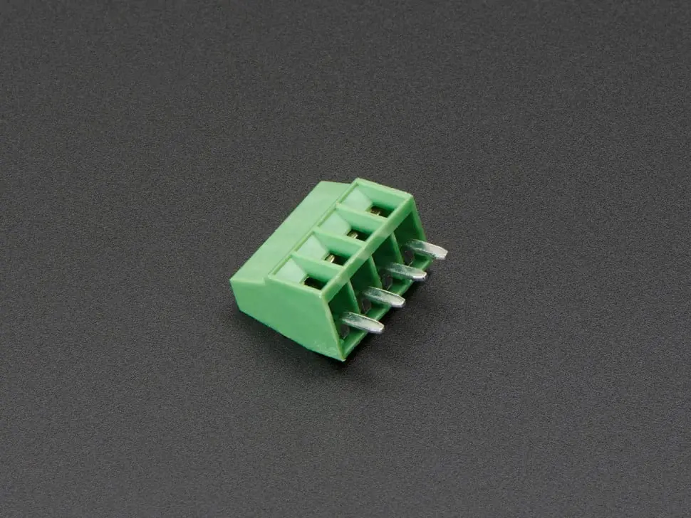 2.54Mm/0.1" Pitch Terminal Block - 4-Pin 1
