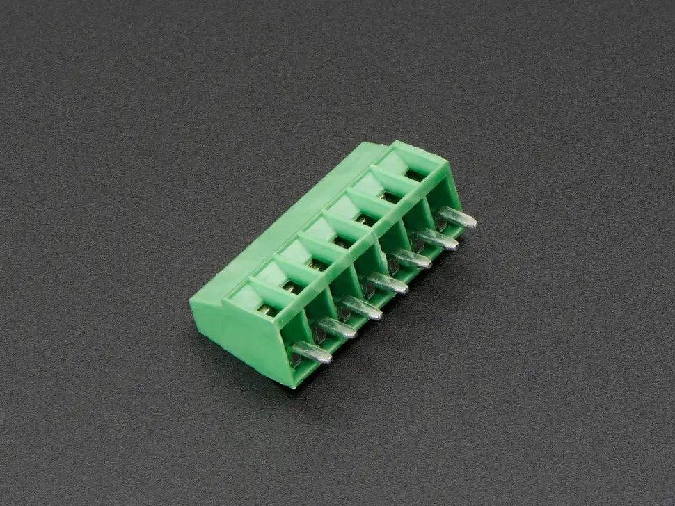 2.54Mm/0.1" Pitch Terminal Block - 7-Pin 1