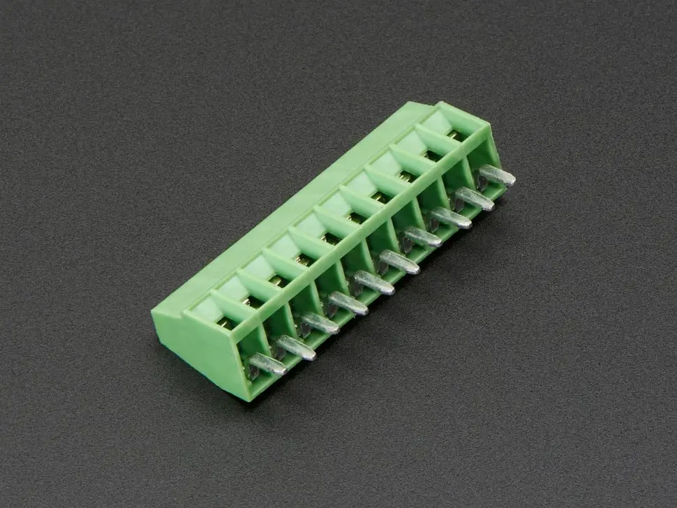 2.54Mm/0.1" Pitch Terminal Block - 10-Pin 1