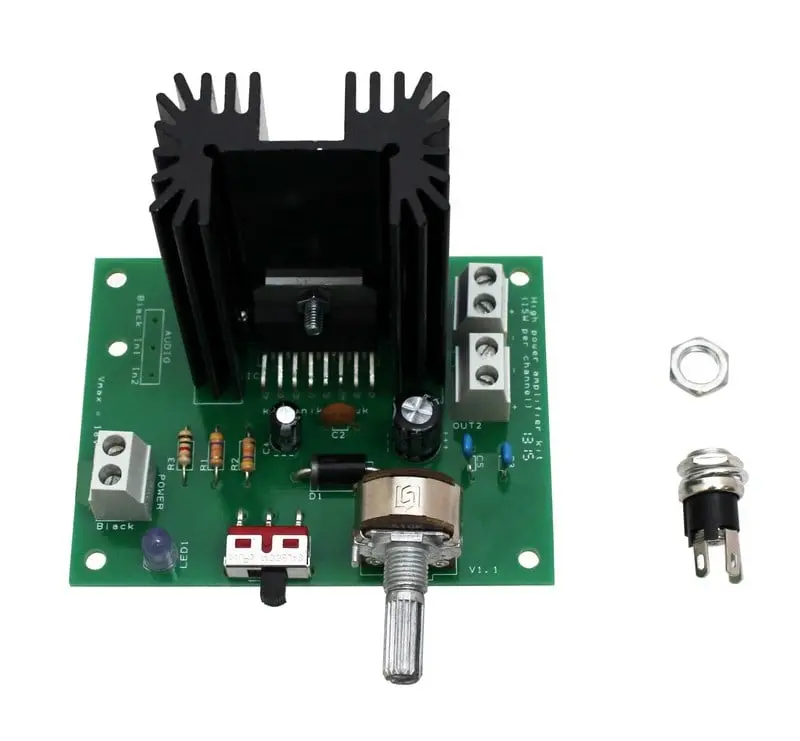 Kitronik High Power Amplifier Kit (Pcb & Components) 1