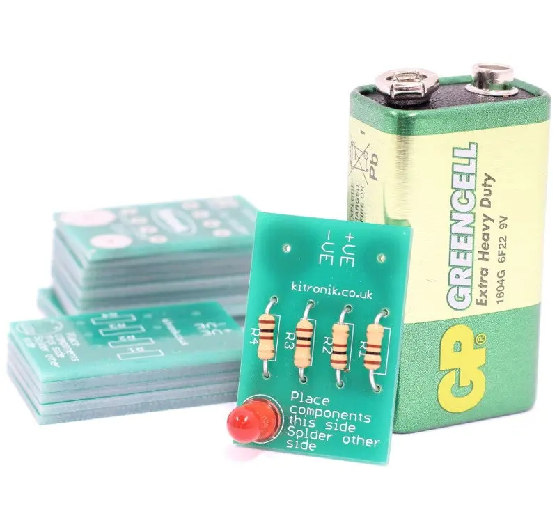 Kitronik Learning To Solder Led Kit, Pack Of 25 1