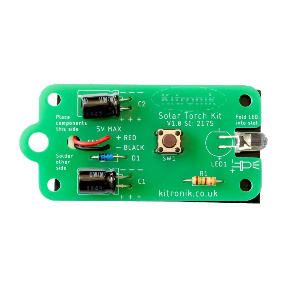 Kitronik Solar Torch Kit 1