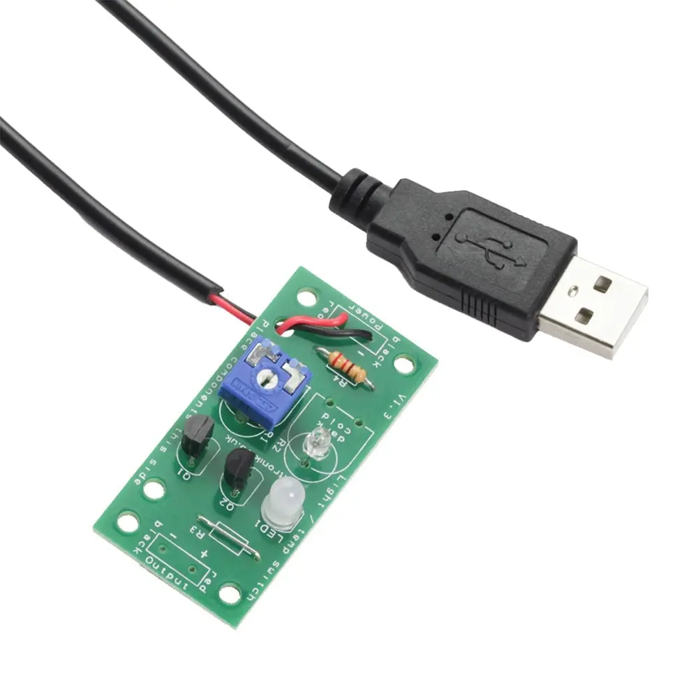 Kitronik Dark Activated Colour Changing Night Light Kit - Usb Lead 1