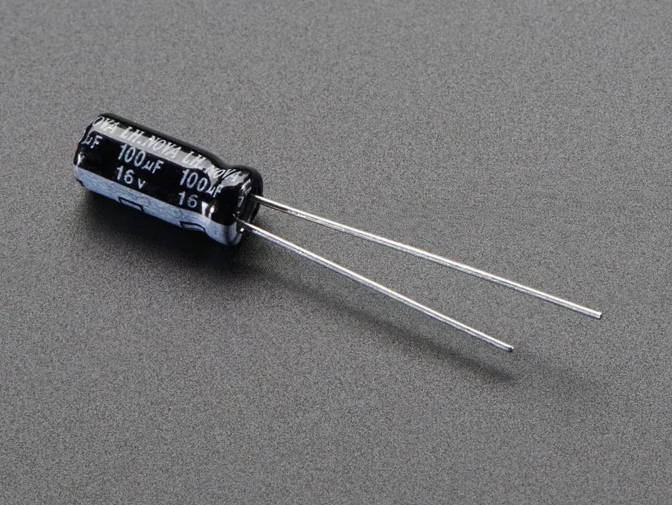 100Uf 16V Electrolytic Capacitors - Pack Of 10 1