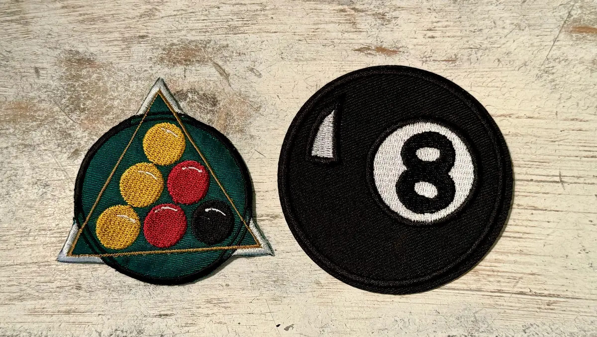 Billiards Pool Iron On Patches 2
