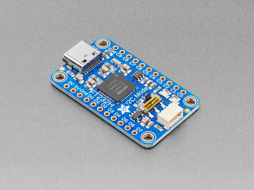 Adafruit Ft232h Breakout - General Purpose Usb To Gpio, Spi, I2c - Usb C & Stemma Qt 1