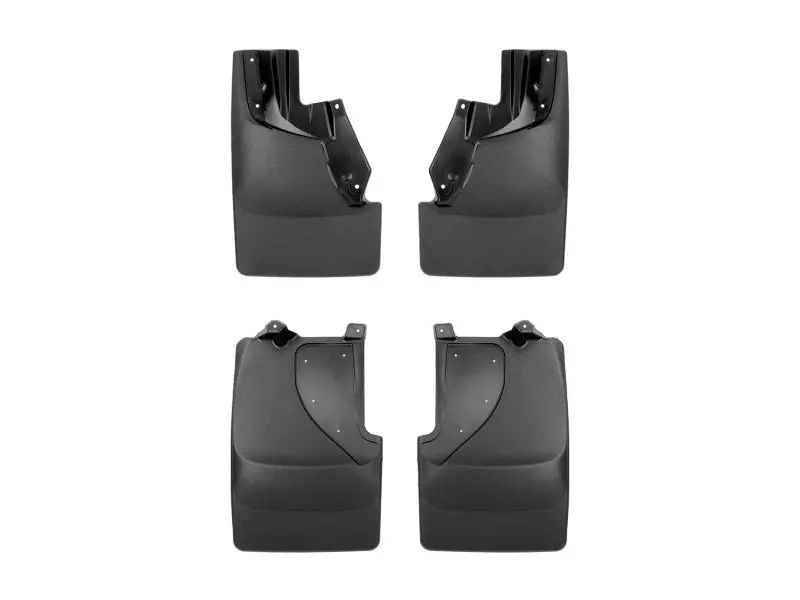 Weathertech No Drill Front & Rear Mudflaps Black 22-24 Ford Bronco Raptor (No Sport) | 110162-120162 1