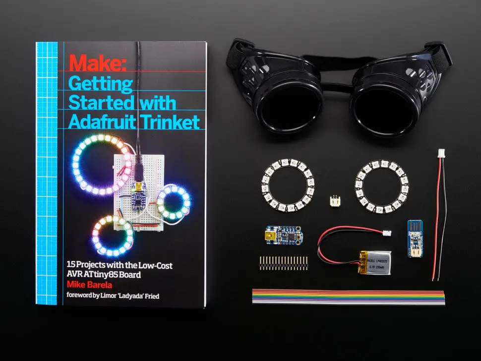 Getting Started With Trinket Book + Neopixel Goggles Pack 1