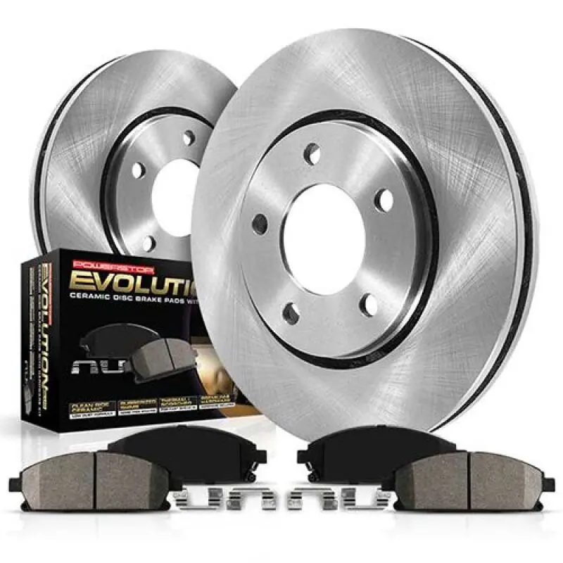 Power Stop Oe Stock Replacement Rear Brake Pad And Rotor Kit 22-24 Ford Bronco Raptor | Koe9243 1