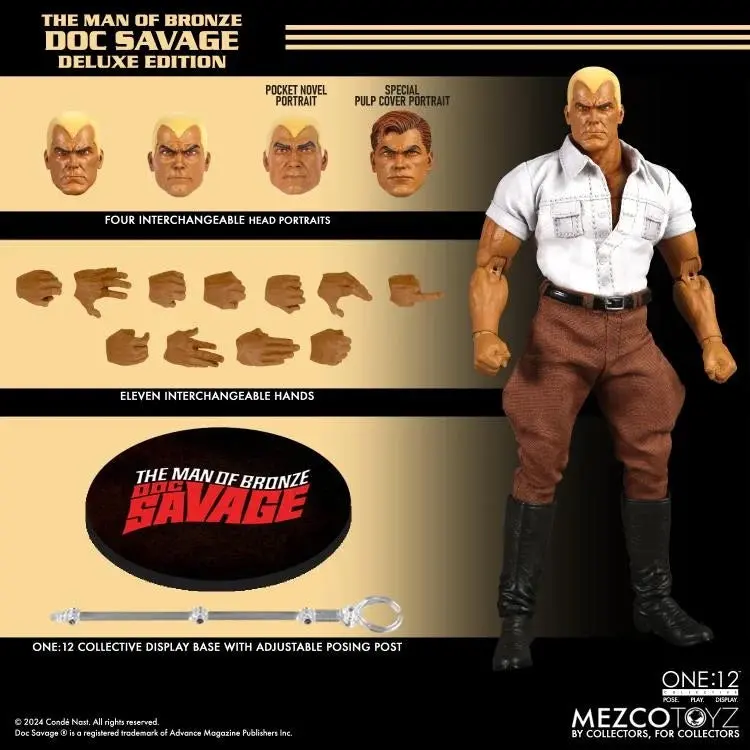 Shipping Soon - Mezco One12 Doc Savage: The Man Of Bronze (Deluxe Edition) 1