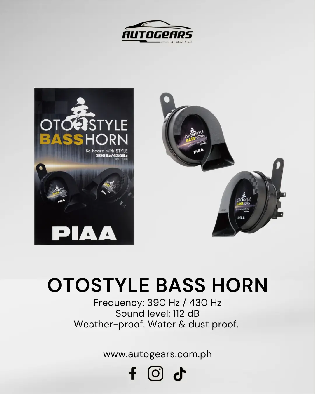 Piaa Oto Style Bass Horn 1