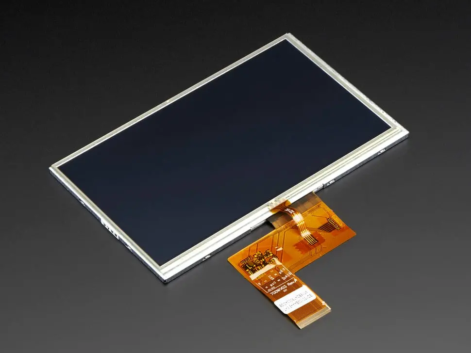 7.0" 40-Pin Tft Display - 800X480 With Resistive Touchscreen 1