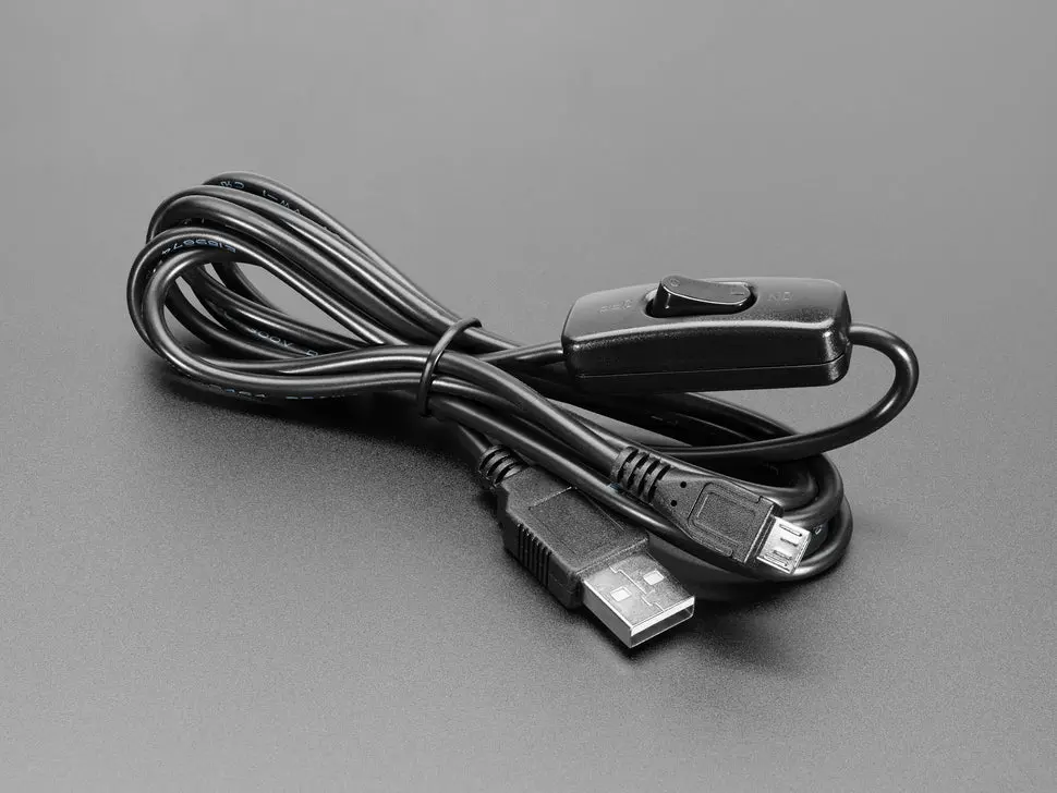 Usb Power Only Cable With Switch - A To Microb 1