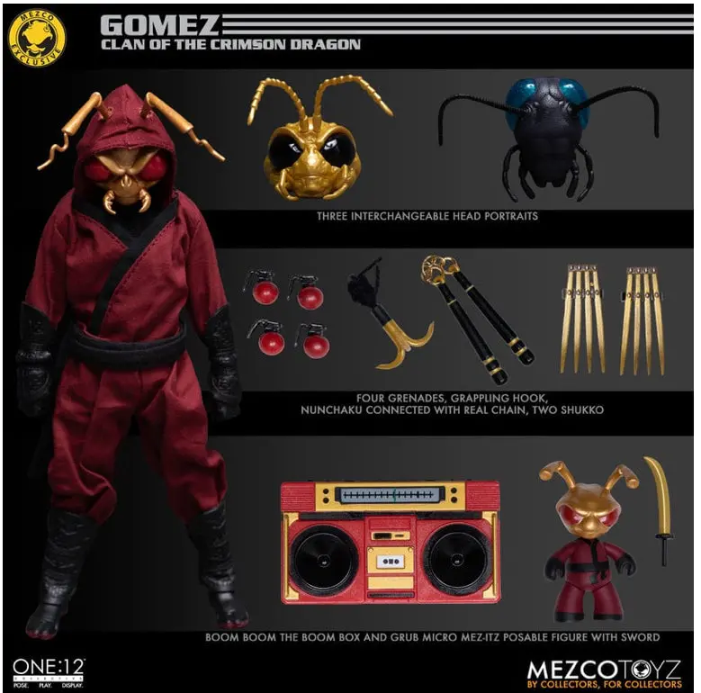 Exclusive Mezco One12 Gomez – Clan Of The Crimson Dragon Edition 1