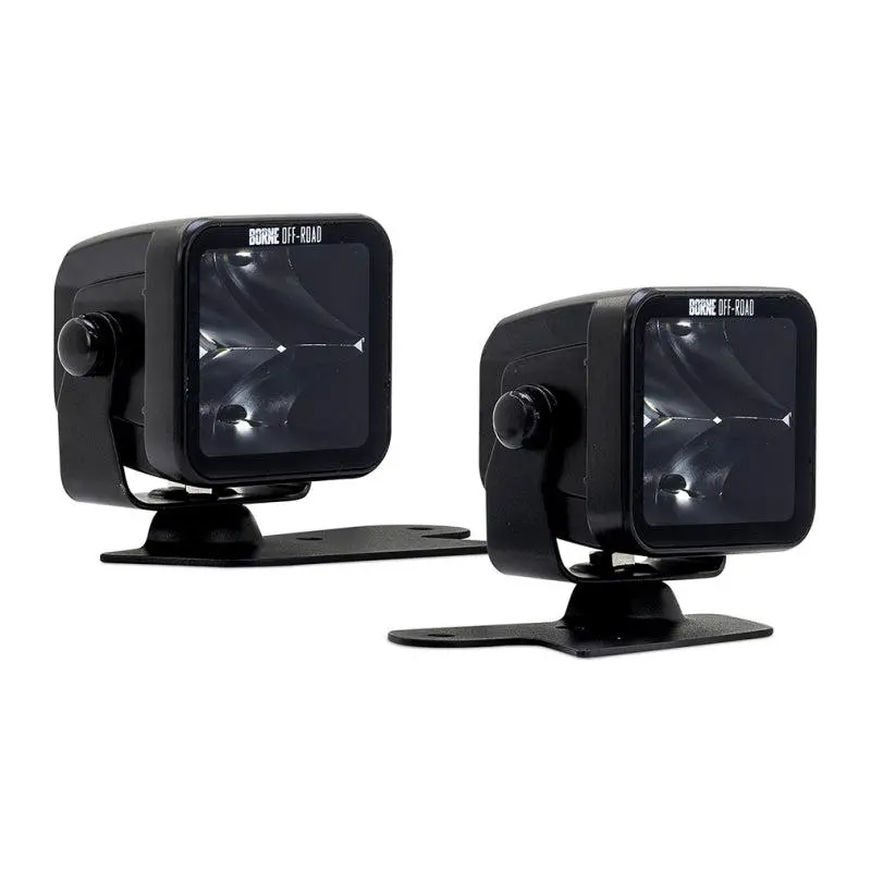 Borne Off-Road Light Pods 2Pc Ditch 3X3 Spot For 21+ Ford Bronco | Bnlt-Br-21-Dt2s 1