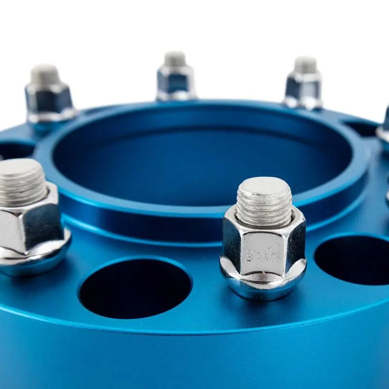 Borne Off-Road 6X135 2 Inch Blue Wheel Spacers For 22+ Ford Bronco Raptor & 2015+ Ford F150 (Pair) | Bnws-007-500Bl 1