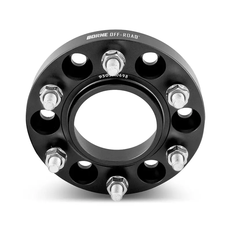 Borne Off-Road 6X135 1 Inch Black Wheel Spacers For 22+ Ford Bronco Raptor & 2015+ Ford F150 (Pair) | Bnws-007-250Bk 1