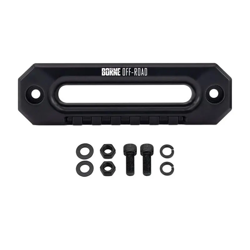 Borne Off-Road Hawse Fairlead (Black) 2021+ Ford Bronco & Universal Fitment | Bnwn-Hfl-01Bk 2