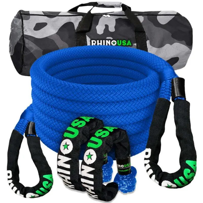 Rhino Usa 7/8" X 30' Kinetic Rope Recovery Kit (Blue) | Rg-Krkit78x30-Blu 1