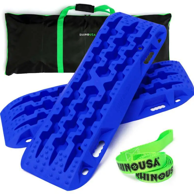 Rhino Usa Recovery Traction Boards - Blue (Pair) | Rg-Tb42x13-Blu 1