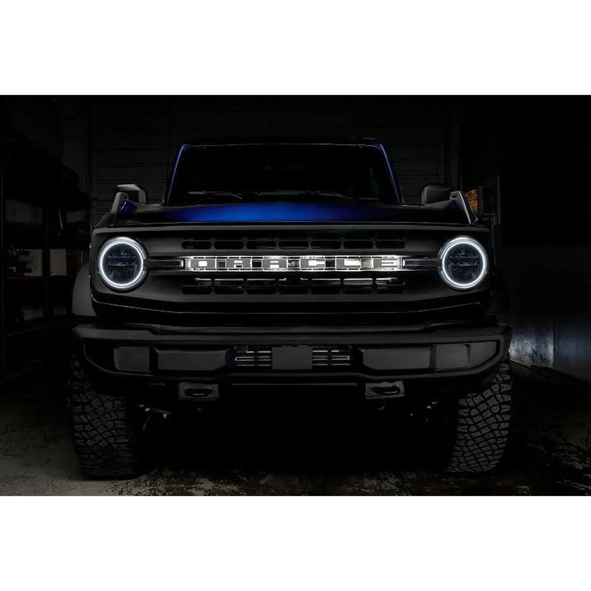 Oracle Base Headlight Led Halo Kit - Colorshift - W/ Rf Controller For 2021+ Ford Bronco 1
